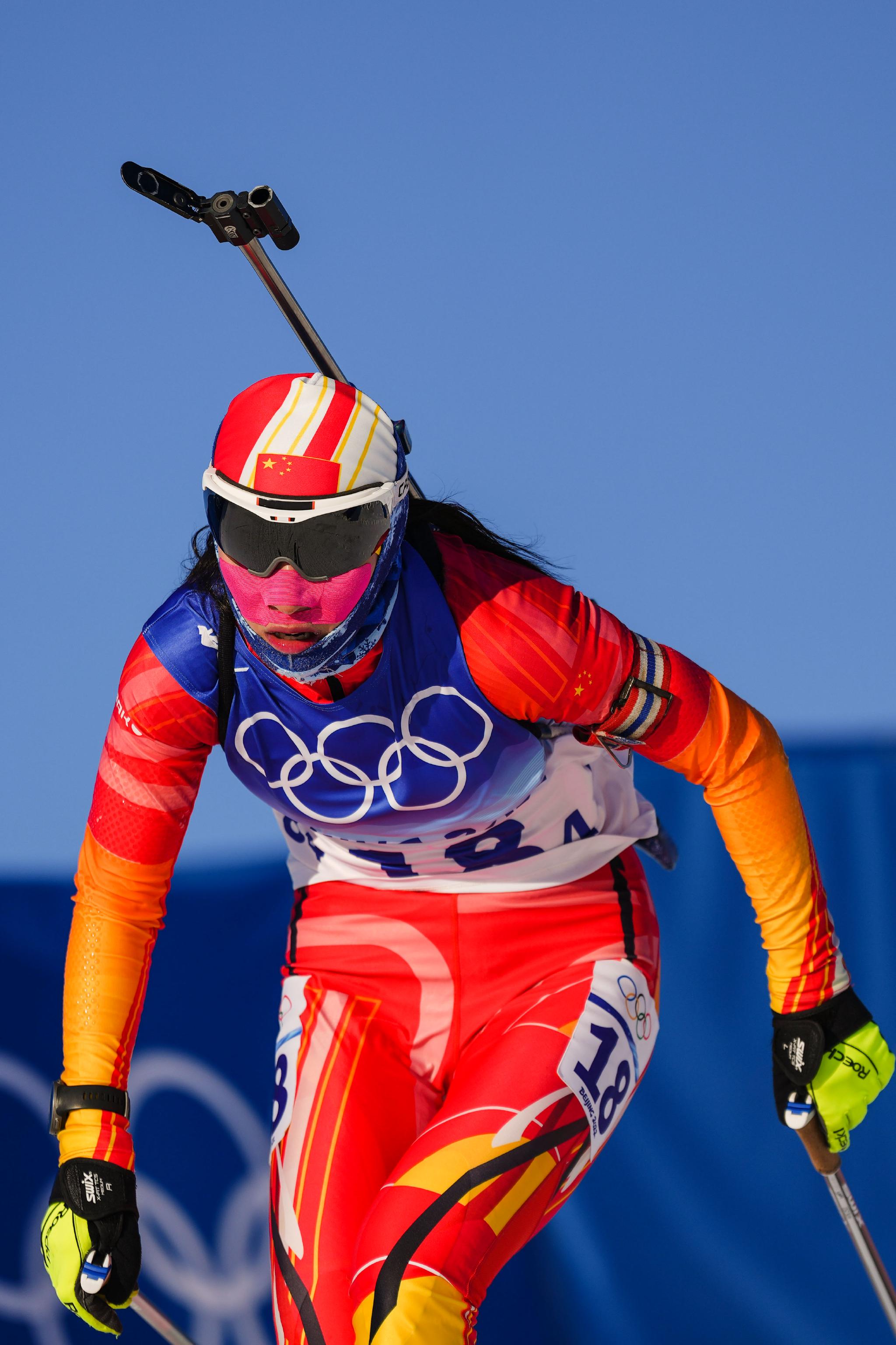 冬季两项女子4x6公里接力赛赛况