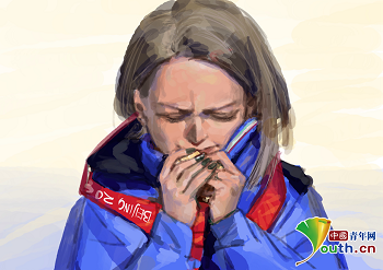 手绘休闲区蓝鸢梦想 - Www.slyday.coM