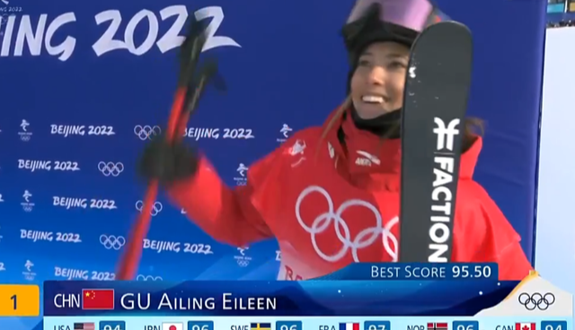 金牌稳了？谷爱凌跳出95.50分，几乎没有对手，网友：太无敌了休闲区蓝鸢梦想 - Www.slyday.coM