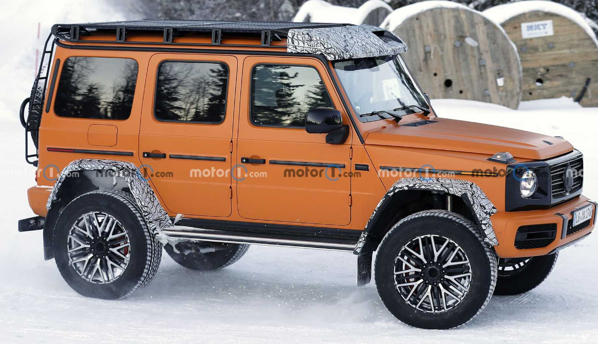 全新奔驰g级4x405谍照曝光预计明年上市