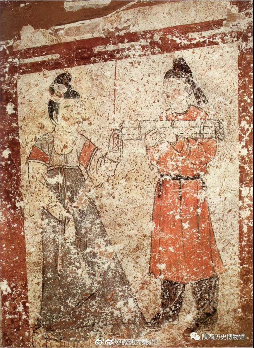 新城长公主墓壁画——侍女图|唐高宗|男装|卷轴|陕西省|开间_新浪新闻
