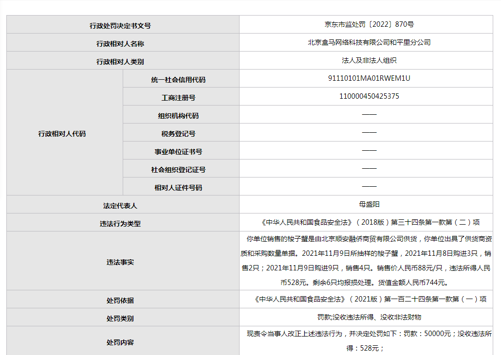 北京市市场监管局网站截图