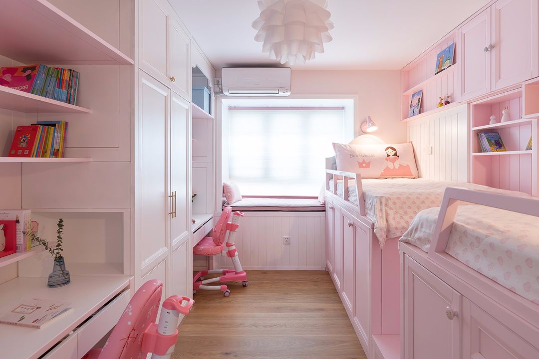 选择清爽的北欧风,为双胞胎女儿创建舒适的家|空间|双胞胎|儿童房