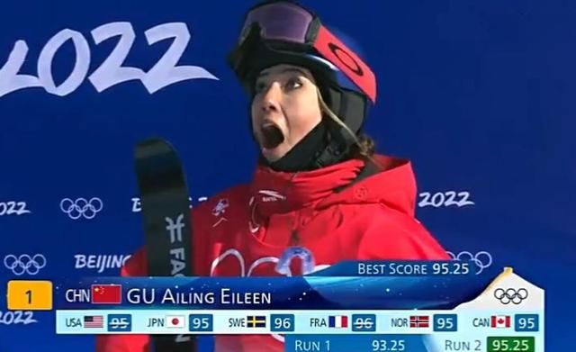 太强了！成绩出来后，谷爱凌嘴巴张成O型，她实力明显高出一大截休闲区蓝鸢梦想 - Www.slyday.coM