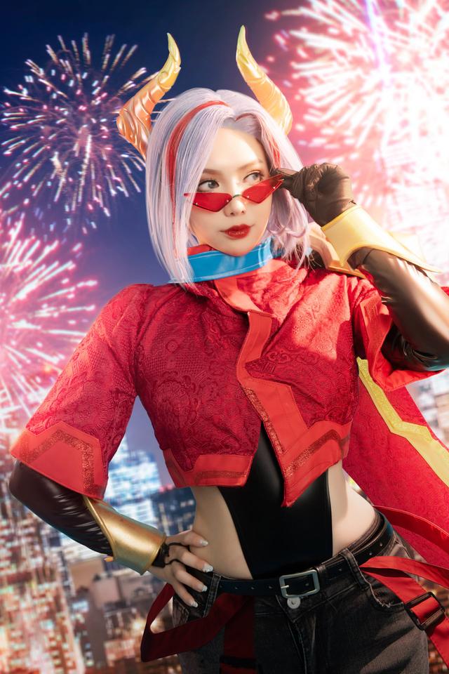 《英雄联盟》无双剑姬 菲奥娜cosplay|无双剑姬|英雄联盟|cosplay