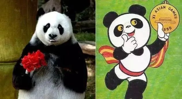 ▲ 网红大熊猫巴斯vs吉祥物盼盼(图源网络)