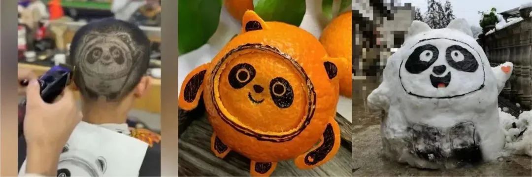 ▲ 网友自制冰墩墩,各显神通(图源网络)