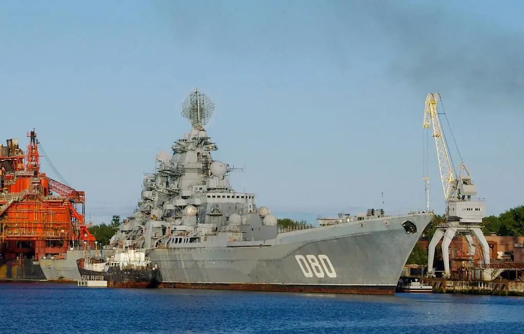 完成改造的“纳希莫夫海军上将”号巡洋舰