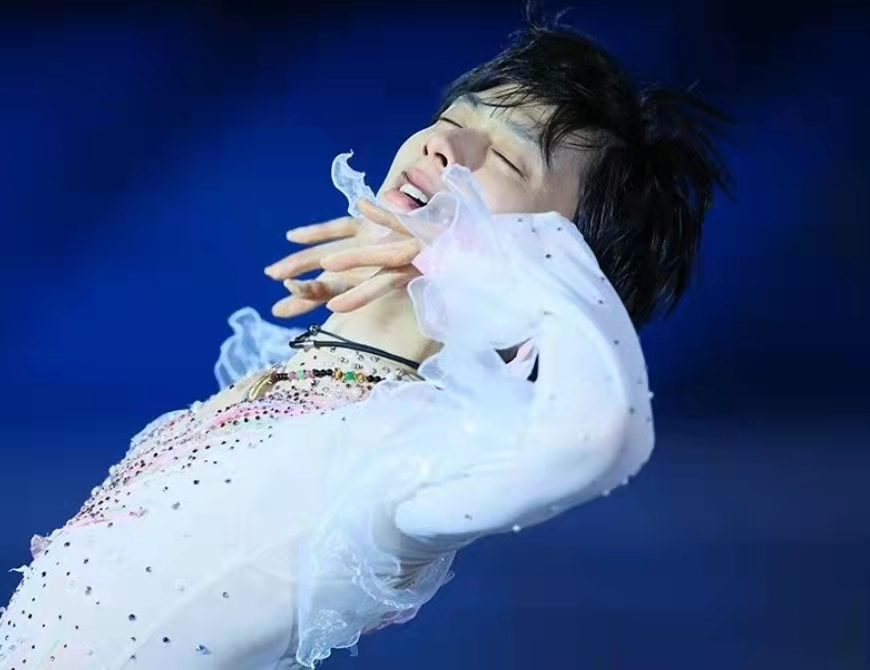幸得识卿桃花面！羽生结弦在北京首都馆，留下了最精彩的1个瞬间休闲区蓝鸢梦想 - Www.slyday.coM
