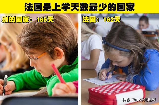 法国是上学天数最少的国家！世界不同国家的学校的7个有趣冷知识休闲区蓝鸢梦想 - Www.slyday.coM