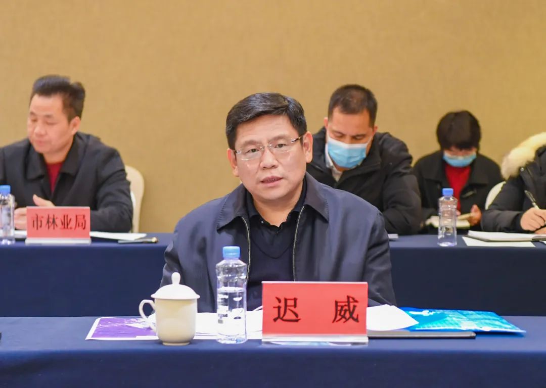 市长迟威主持会议并讲话.