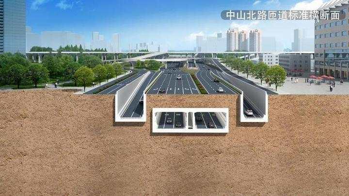 环城北路天目山路提升改造有新进展它是城市快速路路网骨架系统的重要