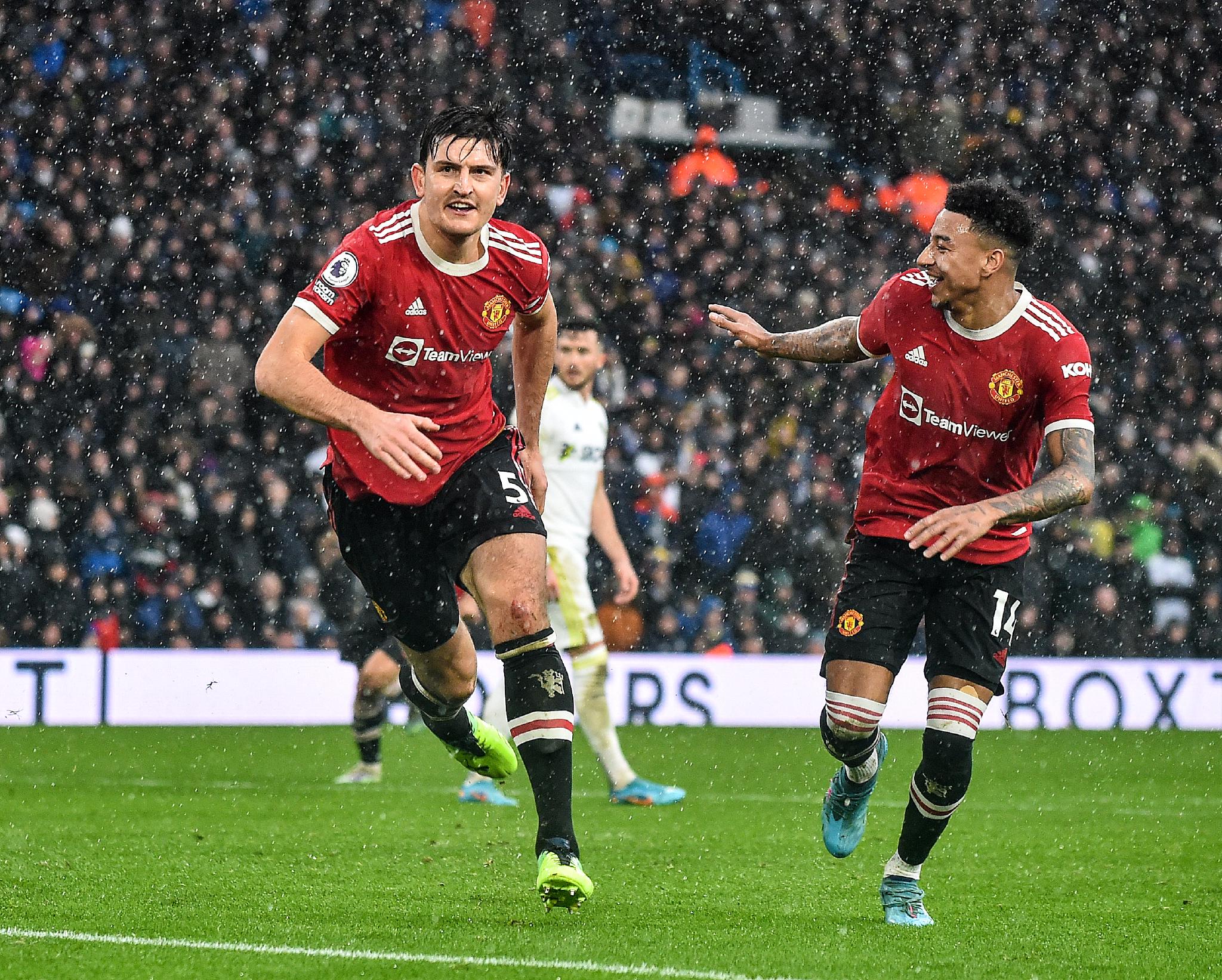 足球英超联赛曼联胜利兹联