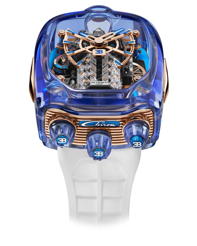 jacobco杰克宝bugatti布加迪chiron凯龙蓝宝石水晶腕表