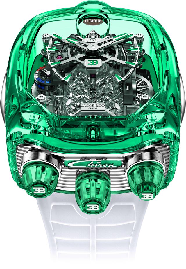 jacobco杰克宝bugatti布加迪chiron凯龙蓝宝石水晶腕表