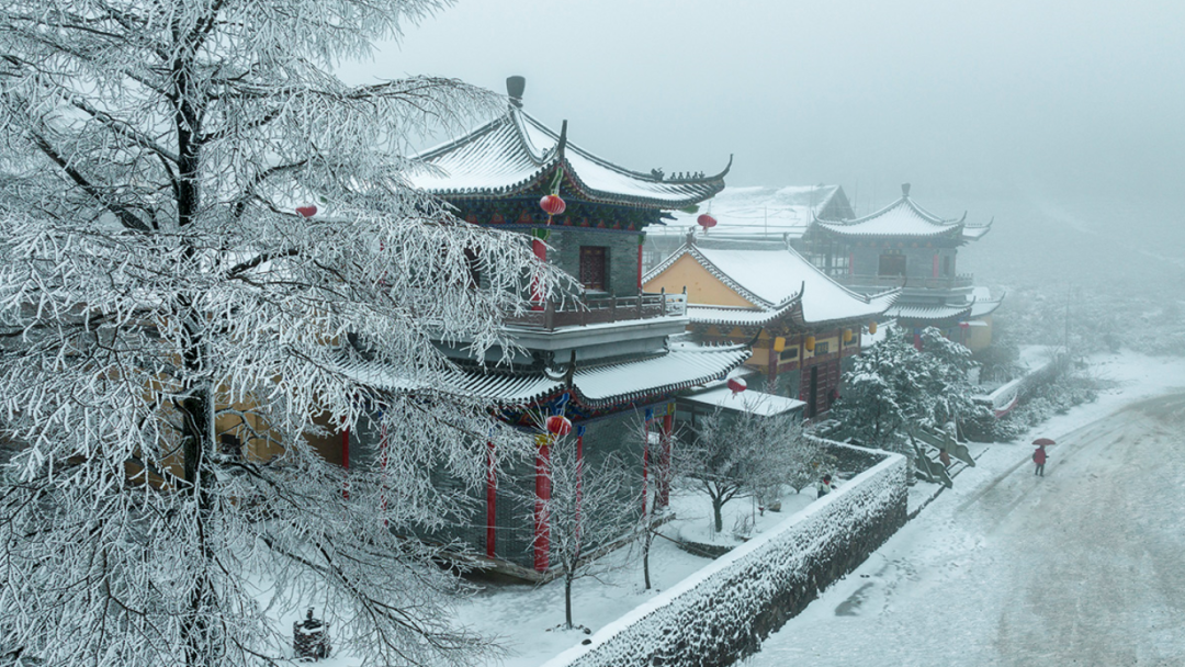 台州大寺基雪景图片