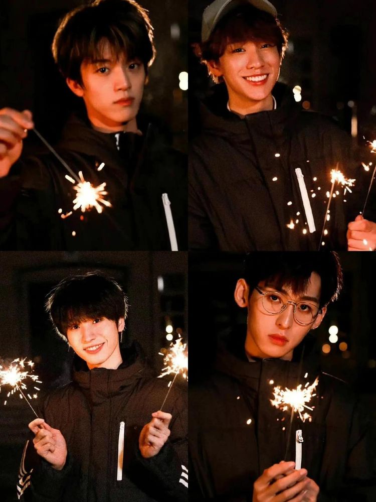 孙亦航余景天连淮伟唐九洲尤其这个烟花写真真的还是想感叹鞠婧祎的