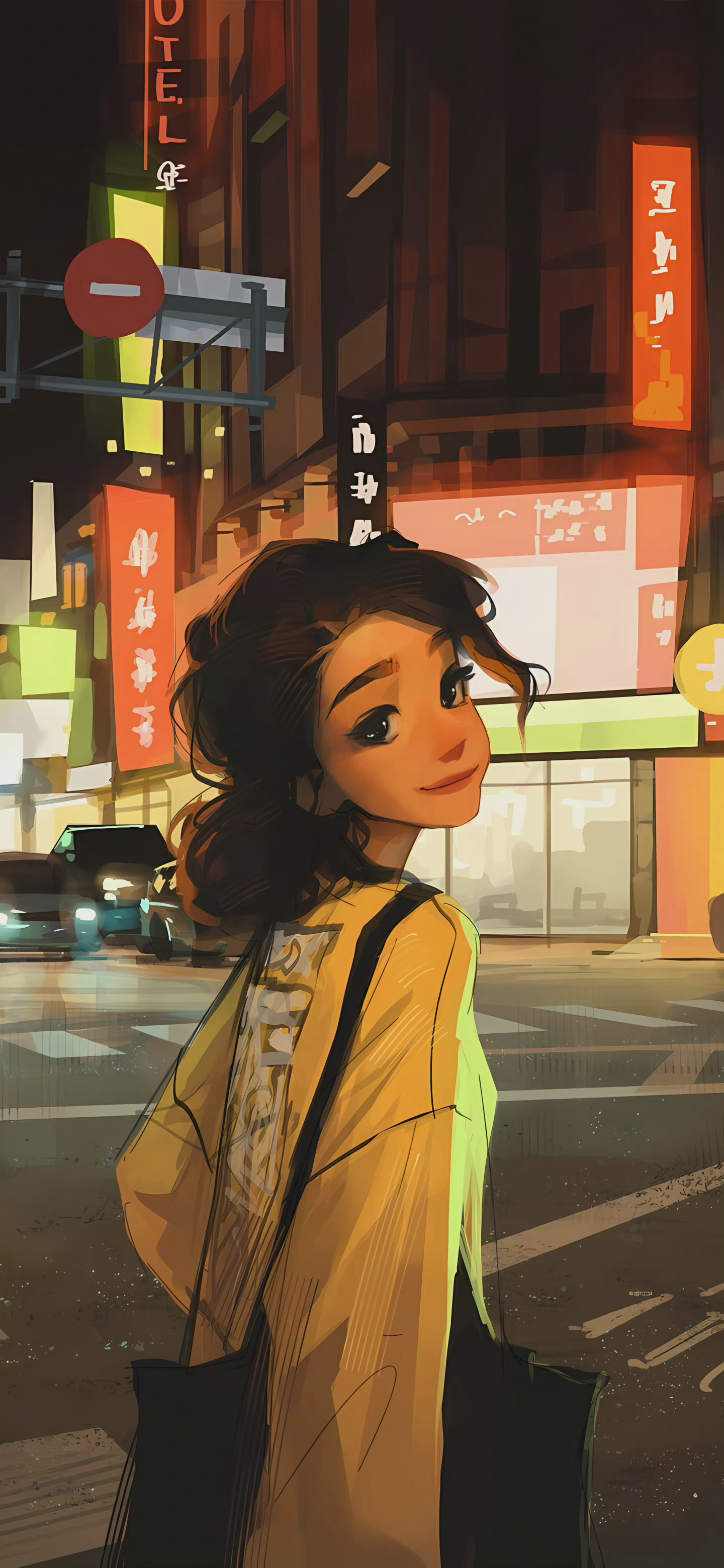 插画师samyang笔下的小姐姐插画作品