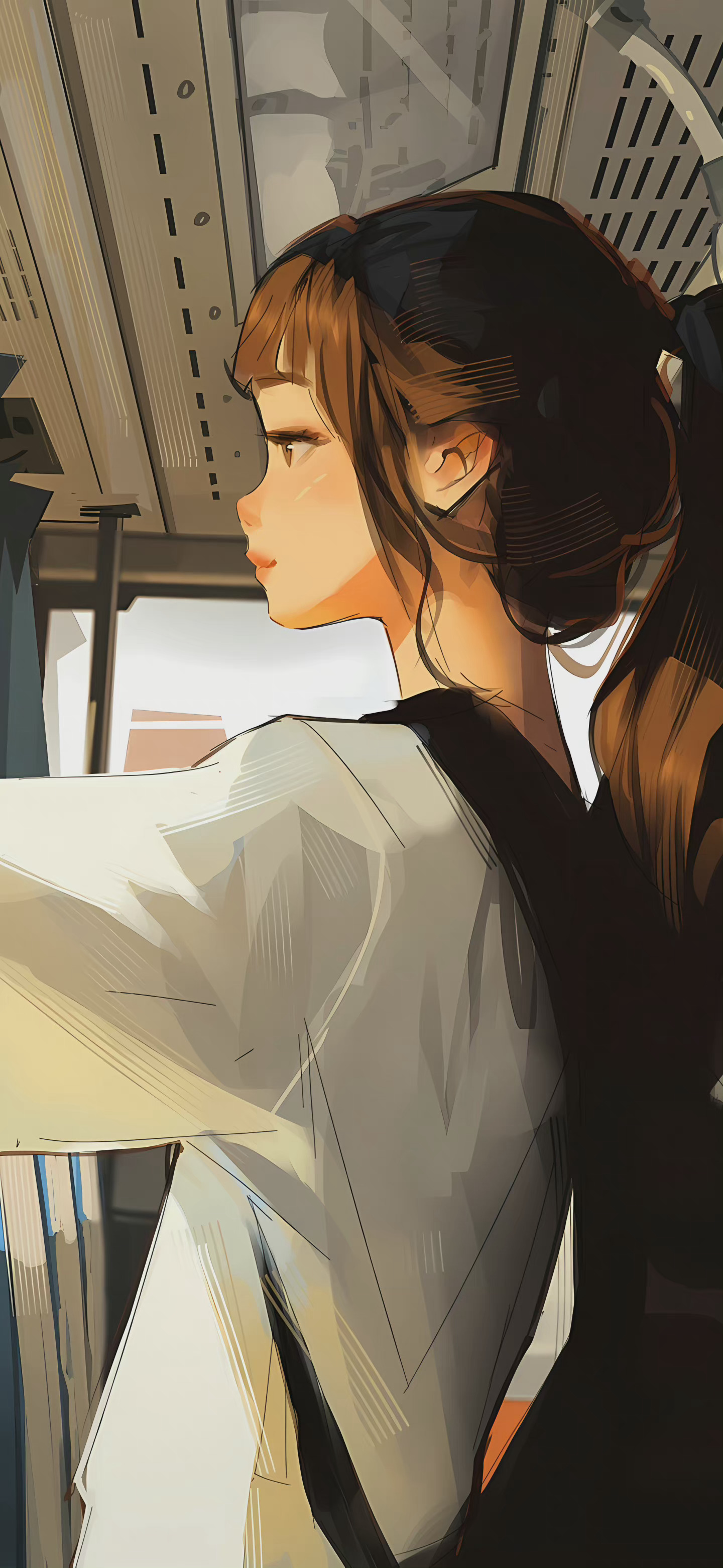 插画师sam yang 笔下的小姐姐插画作品