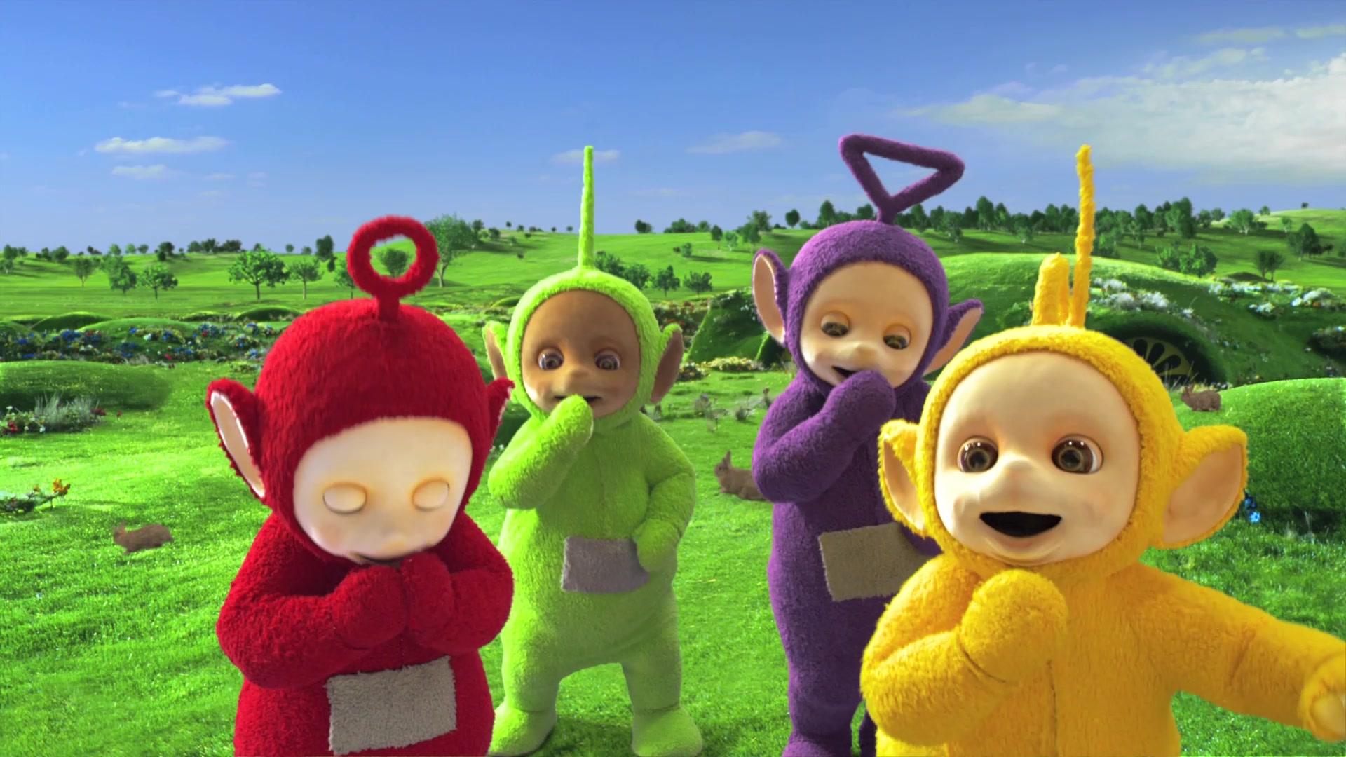 新天线宝宝小朋友们快来看天线宝宝玩游戏可开心了呢