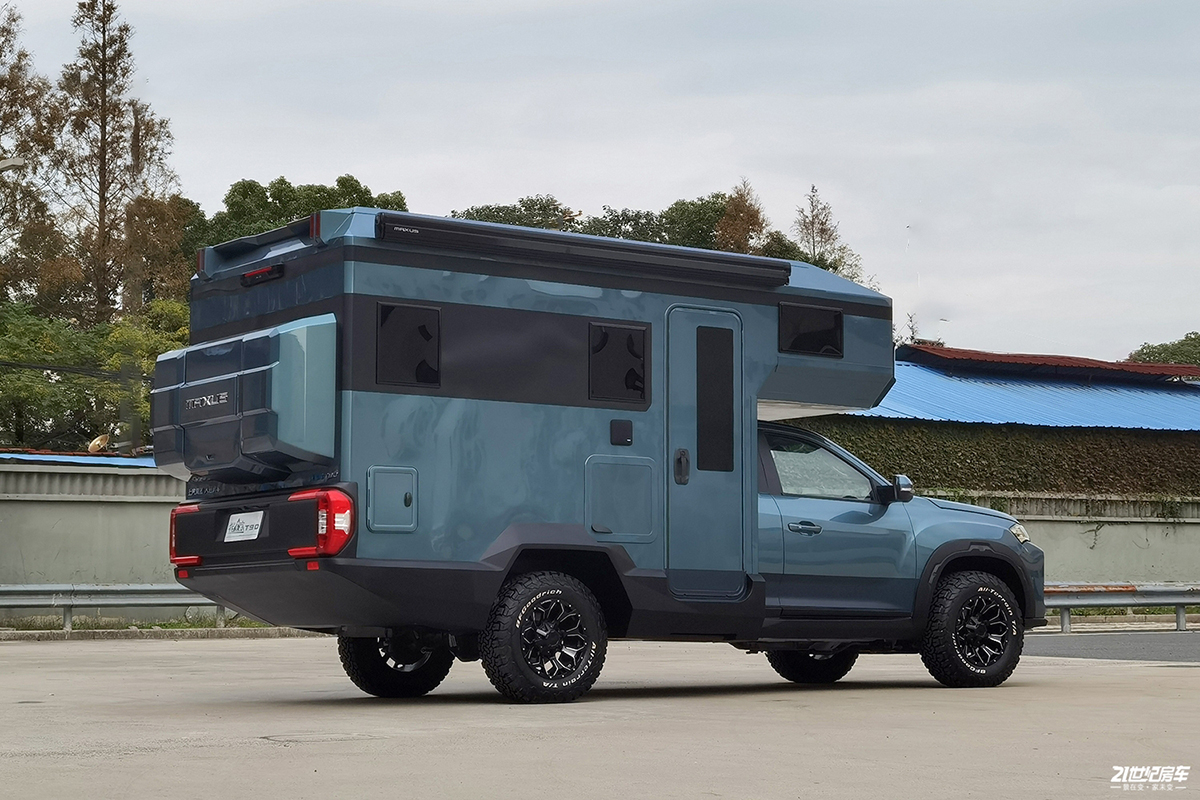 真四驱房车最低3188万元起这5款c型皮卡房车你得知道