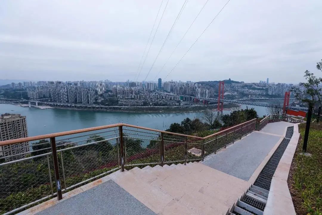 半山崖线步道沙坪坝段完工,周末去打卡?