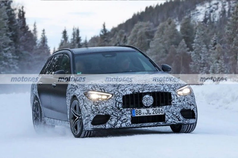 搭2.0T插混动力 全新AMG C63 Estate谍照曝光