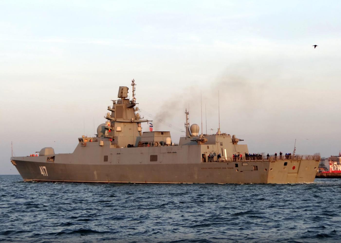俄海军22350型护卫舰搭载大量攻击性武器凸显俄现实无奈