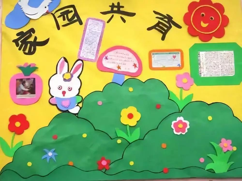 50款幼儿园家园共育栏环创布置看到的幼师都收藏了