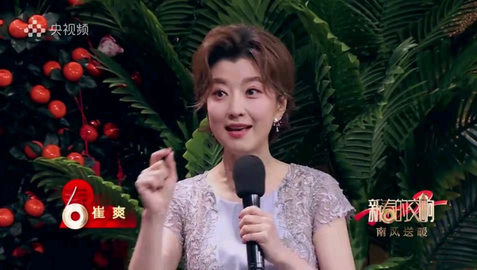 田靖华崔爽央视大型文艺晚会主持首秀一个略显紧张一个气质不俗