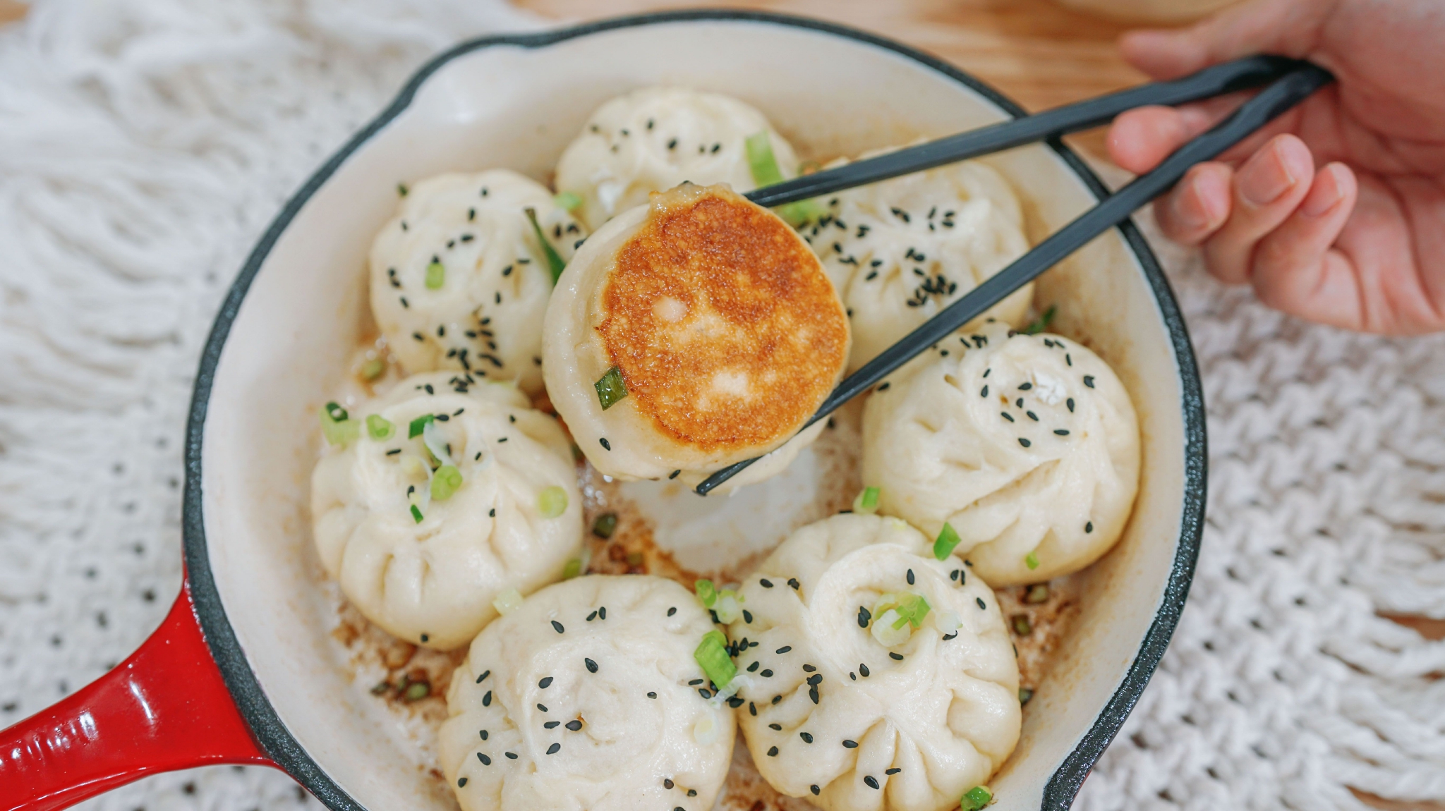 沙茶牛肉生煎包