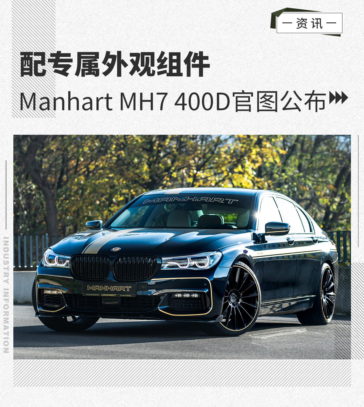 配专属外观组件 Manhart MH7 400d官图公布