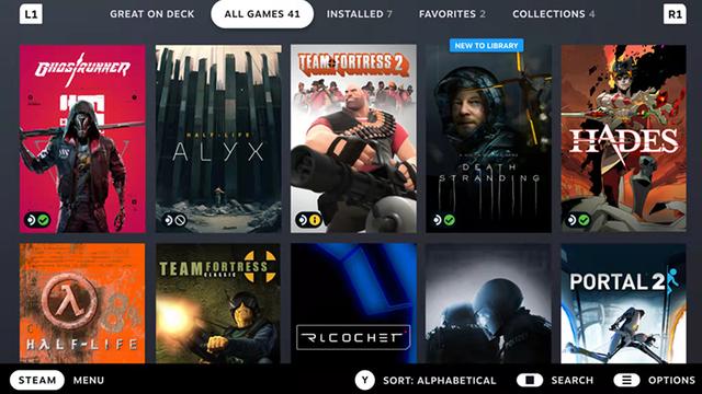 valve公开steamdeck掌机游戏运行测试链接