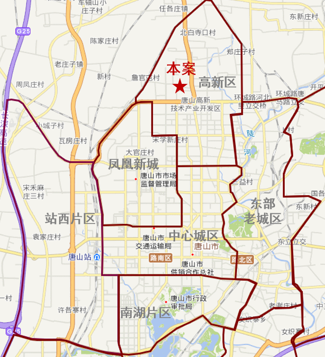 唐山高新区地图图片