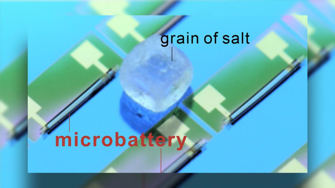 全球最小面积电池问世，或将应用于植入式生物器件、微型机器人等领域