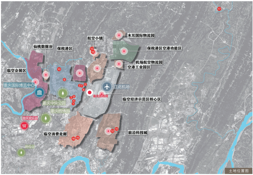 重庆渝北区17宗地块亮相土地推介会楼面单价3000元㎡9000㎡