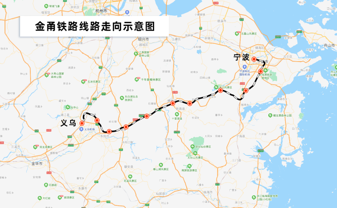 殷超 制图金甬铁路是贯彻实施长三角一体化发展国家战略和"一带一路"