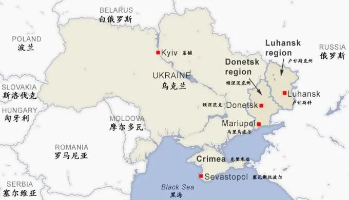 同年5月,乌克兰东部顿巴斯地区,亲俄民间武装势力亦爆发与政府军之间