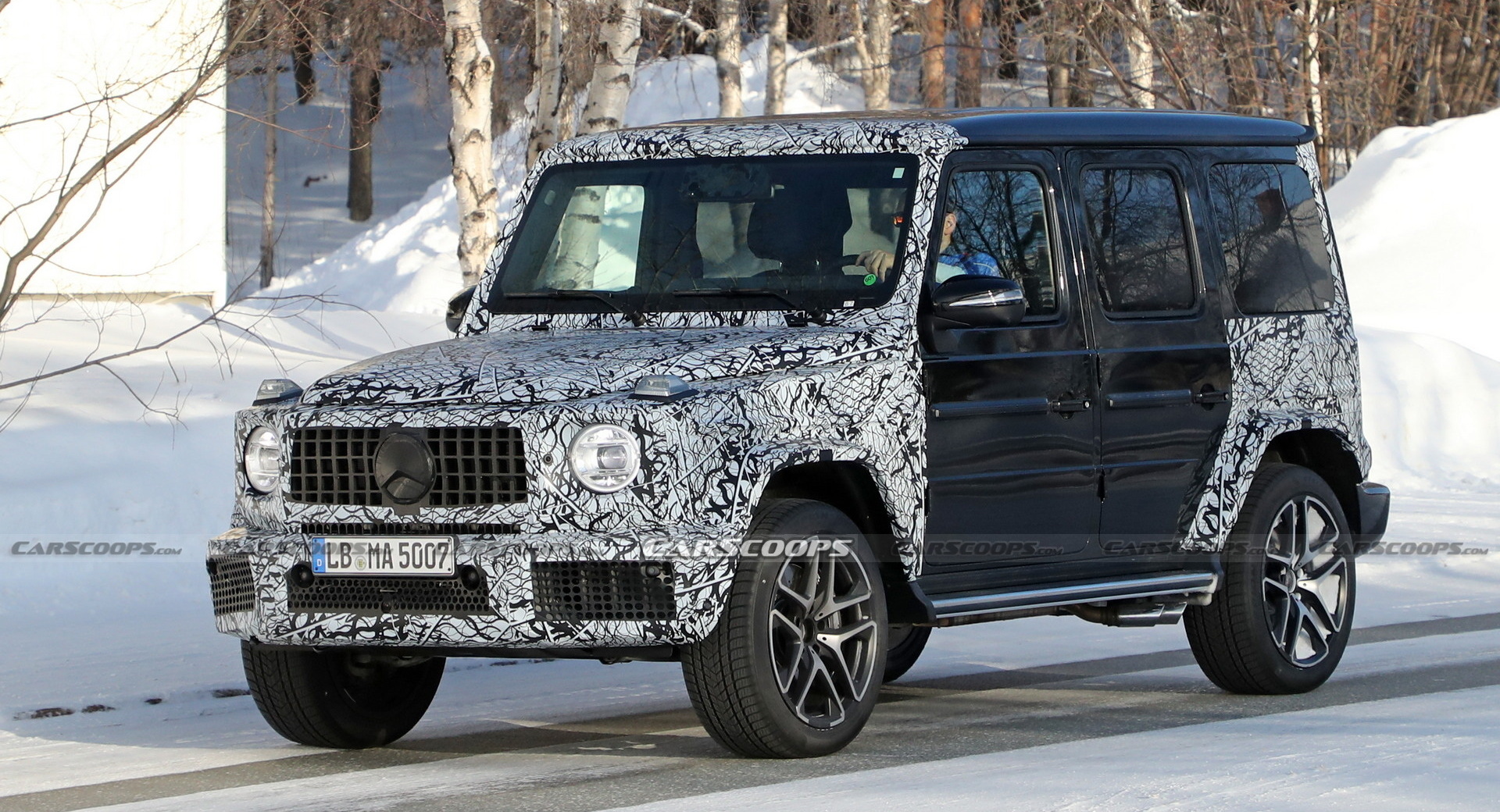 最早年底发布 新款梅赛德斯-AMG G 63谍照曝光