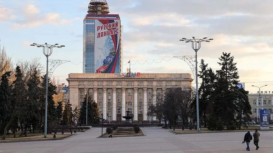 "顿涅茨克人民共和国"行政大楼 图片来源:环球网
