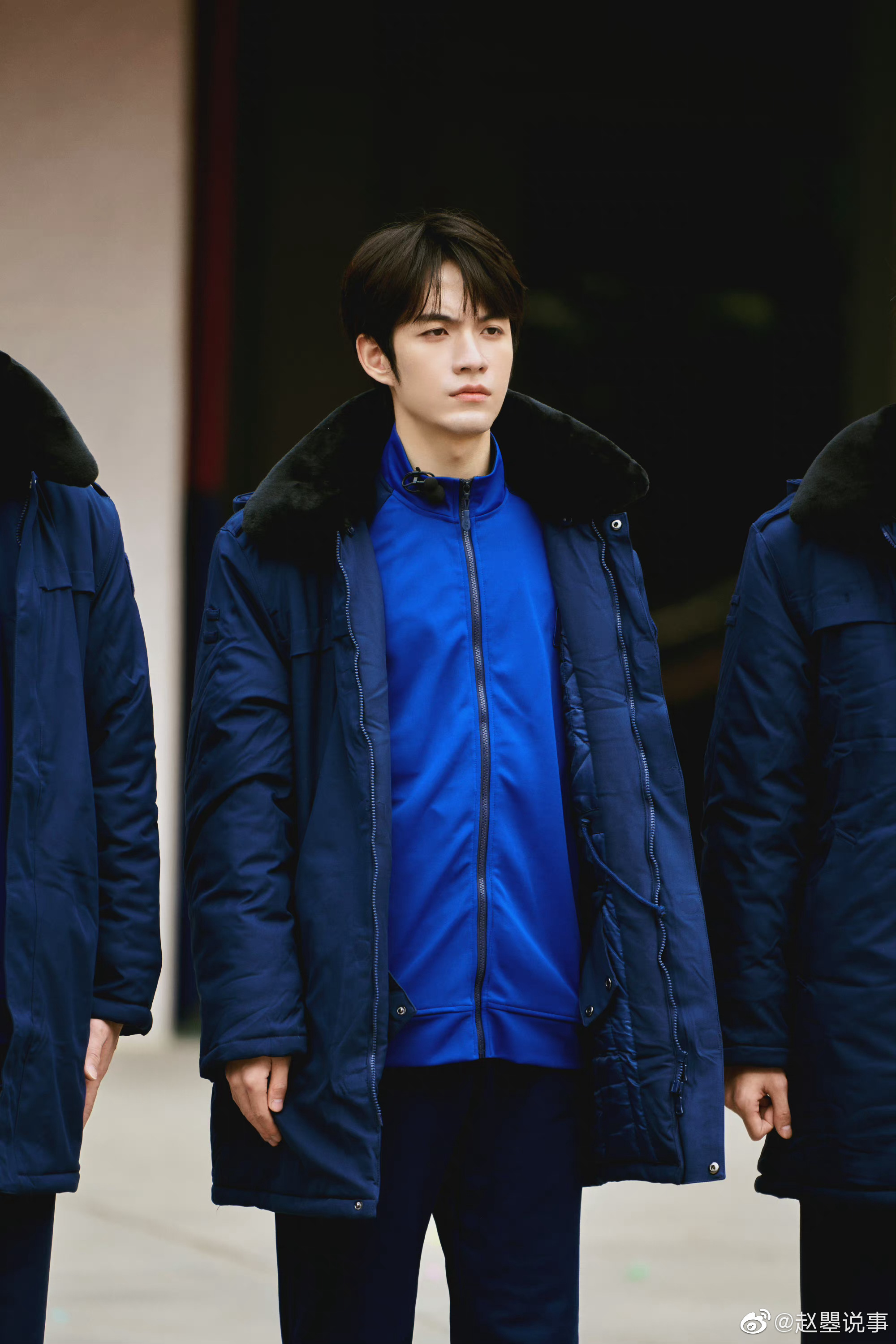 一往无前的蓝张严琪很有团队意识