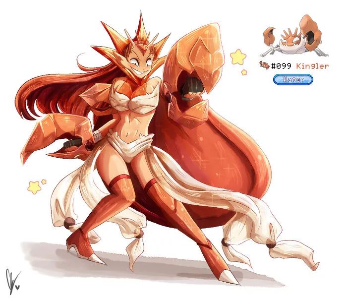 插画家把神奇宝贝变成卡通美女网友喊话这部片子我想看