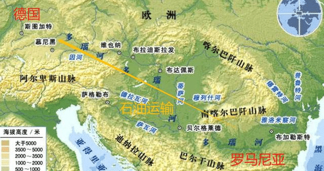 德国从罗马尼亚进口石油以维持战事而英美则尽力减少其对德出口