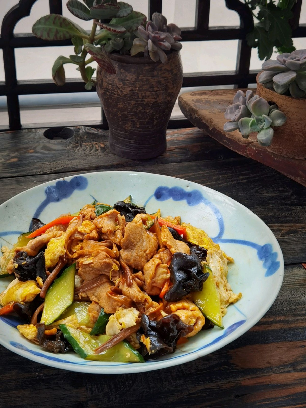 经典健康小炒木须肉片食材丰富低脂低卡减肥必备菜