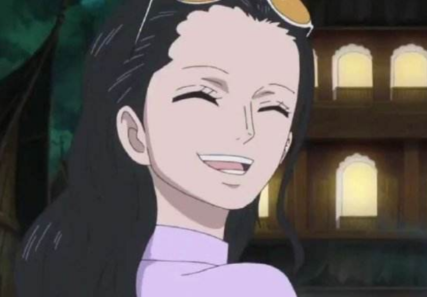 罗宾的笑是整个团队当中最为理性的那种微笑,熟知考古和语言的她俨然