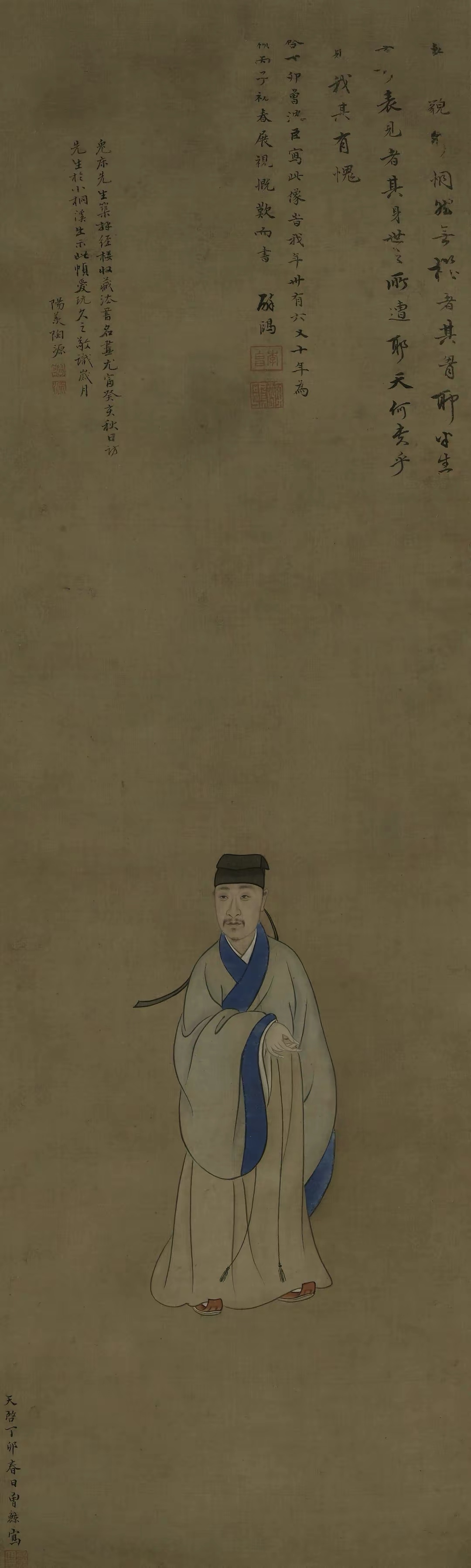 1厘米收藏:上海博物馆藏画家简介曾鲸(1564-1647),字波臣,福建莆田人