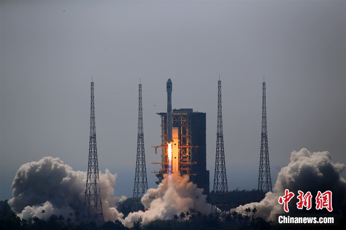 中国成功发射泰景三号01卫星等22颗卫星。屠海超 摄
