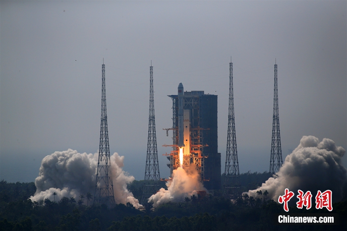 中国成功发射泰景三号01卫星等22颗卫星。屠海超 摄