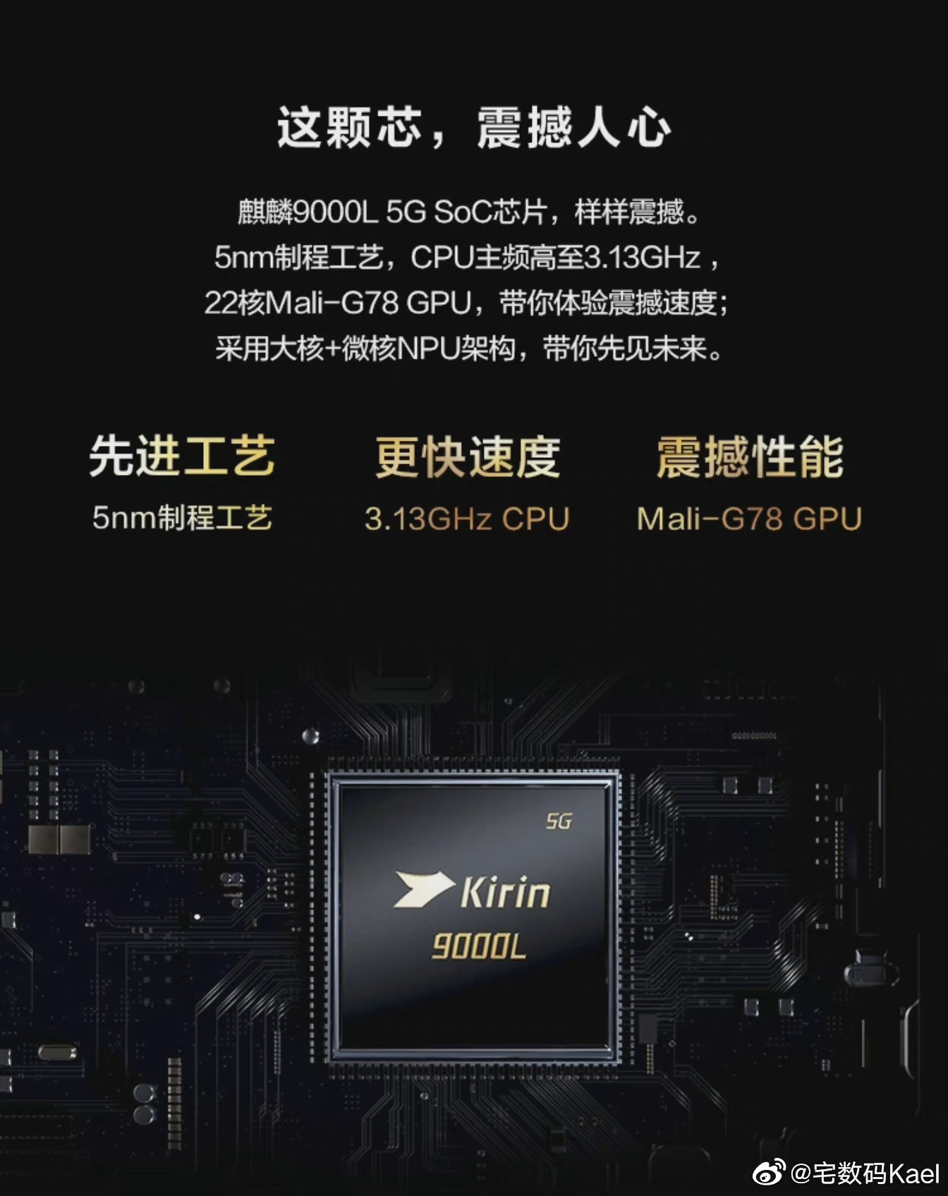 我看好多人猜测这个麒麟9000l5g芯片是不是三星代工的