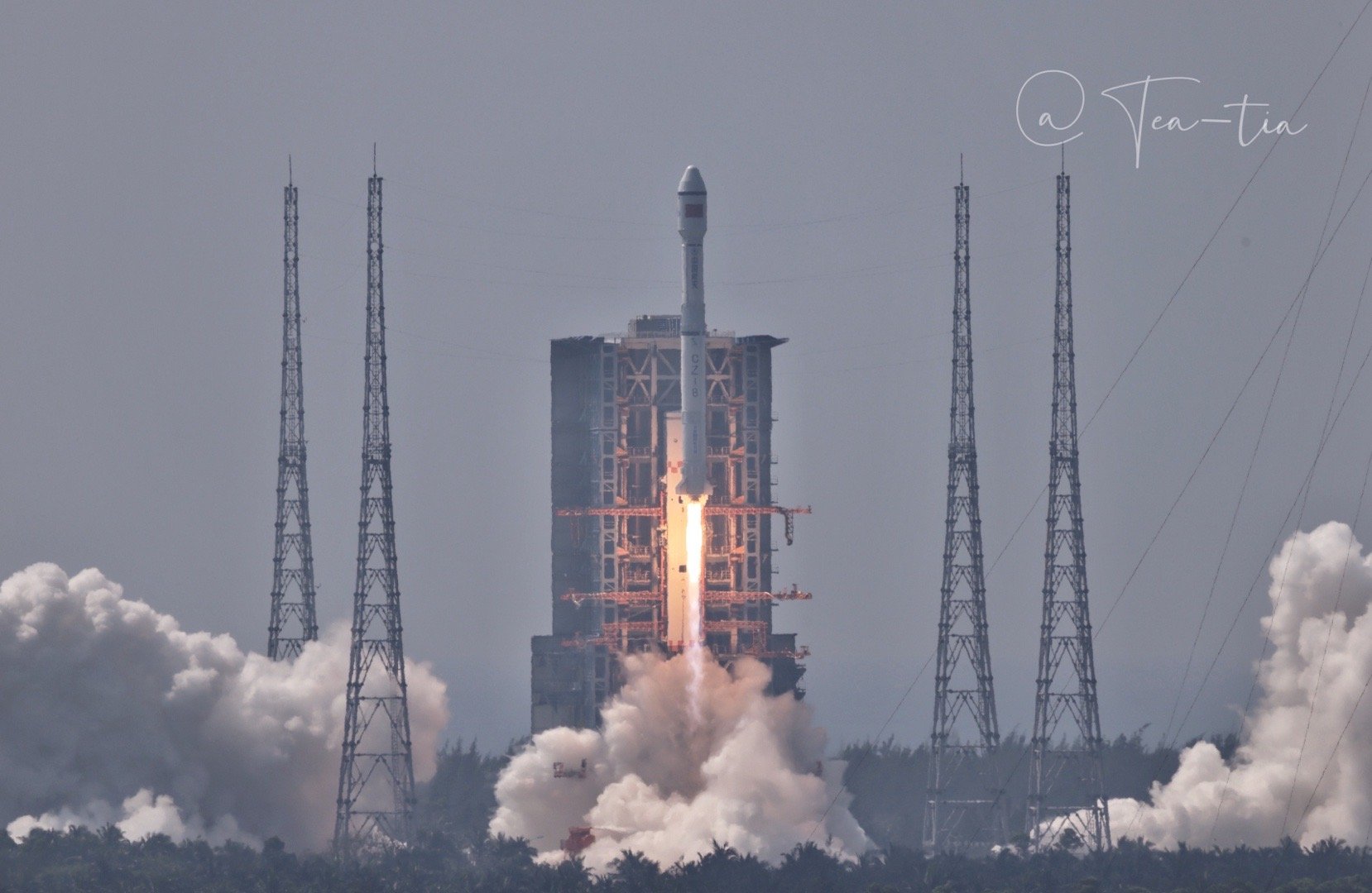 今天刚刚发射成功的长征八号遥二运载火箭 本文图均为 受访者 提供